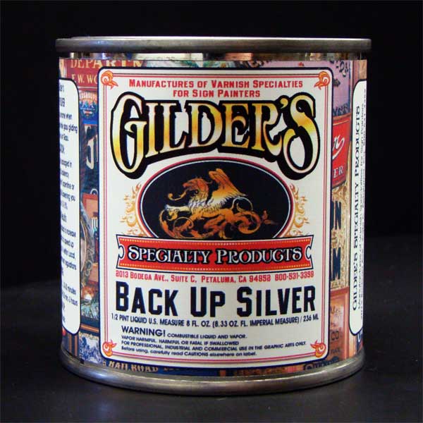 Gilders Back-Up-Silver-Paint-1/2 pint