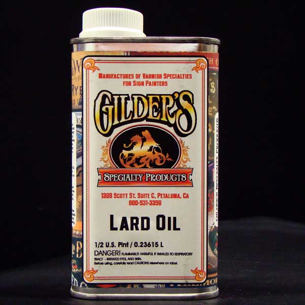 Gilders Lard Oil for Brushes