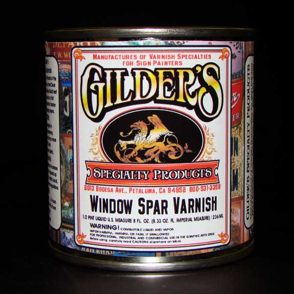 Gilders Window-Spar-Varnish-1/2 Pint